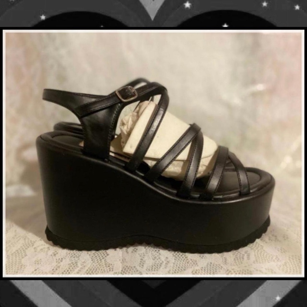 Vintage 90s Chunky Platform Wedge